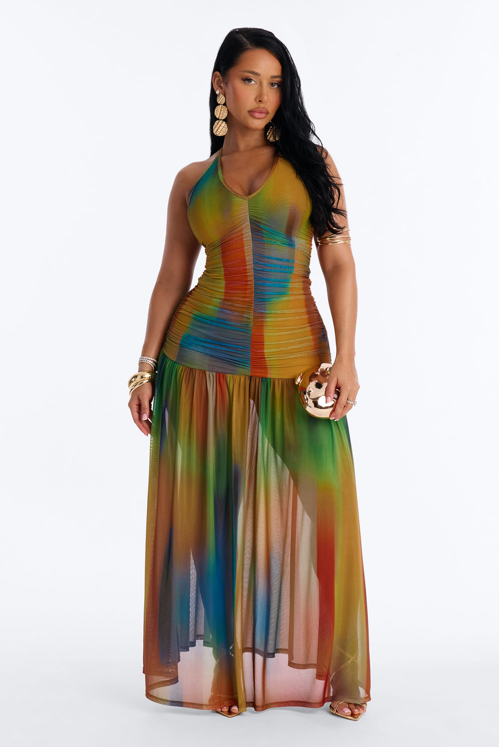 Ombre Mesh Maxi - Multi