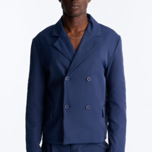 Admiralty Double-Breasted Blazer - Navy