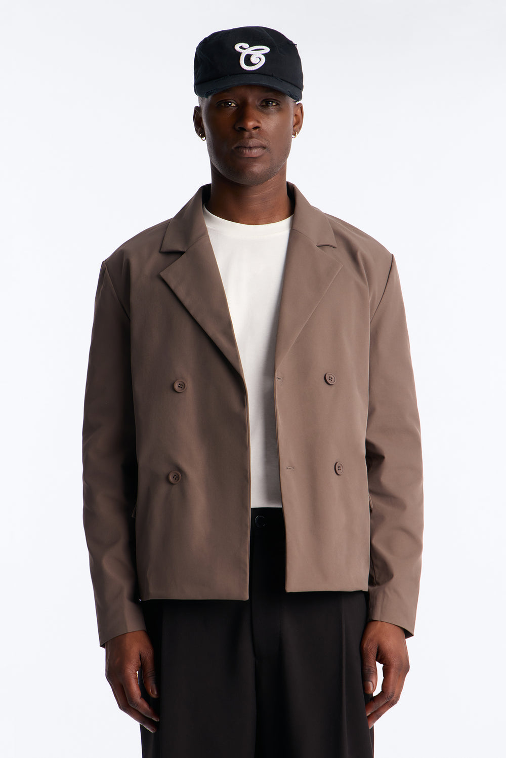 Sterling Double-Breasted Blazer - Grey