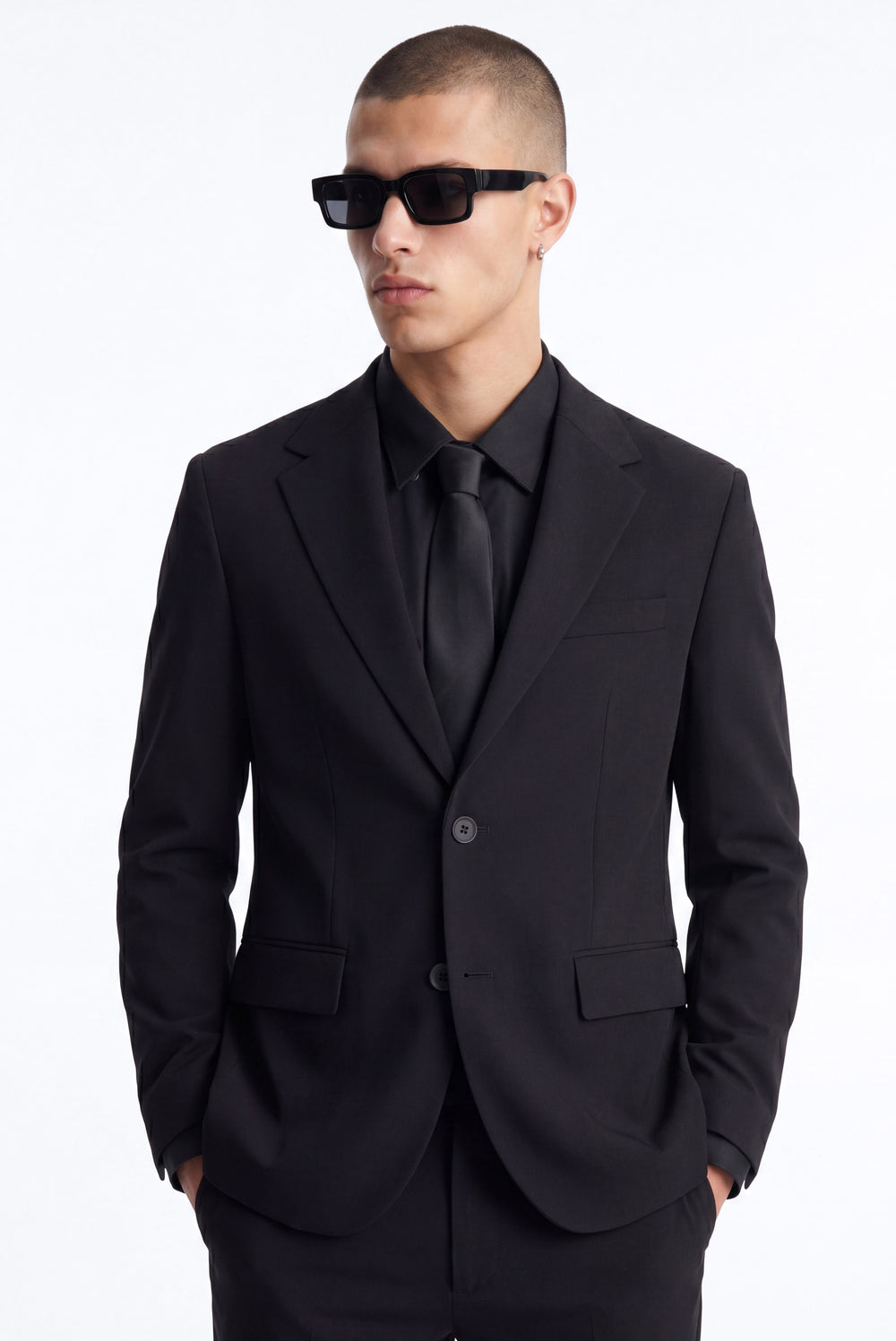 Onyx Relaxed Blazer - Black