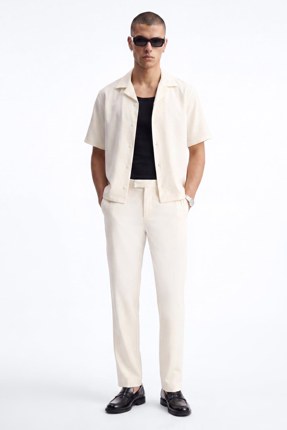 Frost Straight-Leg Trouser - White
