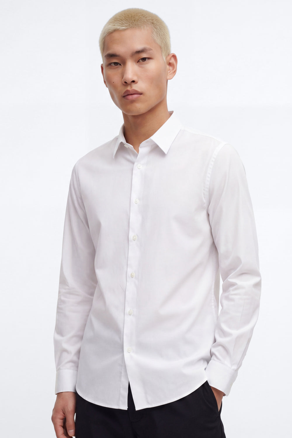 Oxford Wrinkle-Free Dress Shirt - White