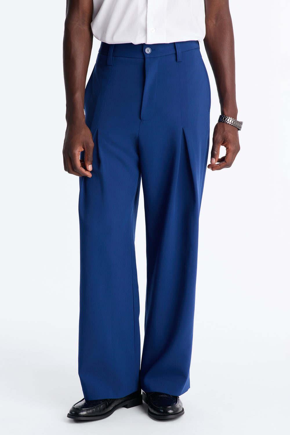 Regent High-Waisted Trouser - Navy
