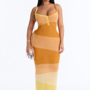 Amber Sweater Maxi - Yellow