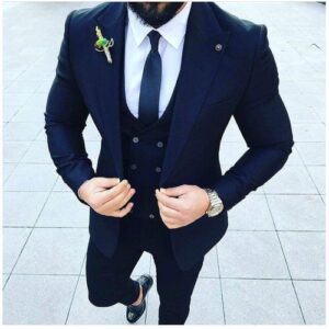 Navy Blue Classic Suit