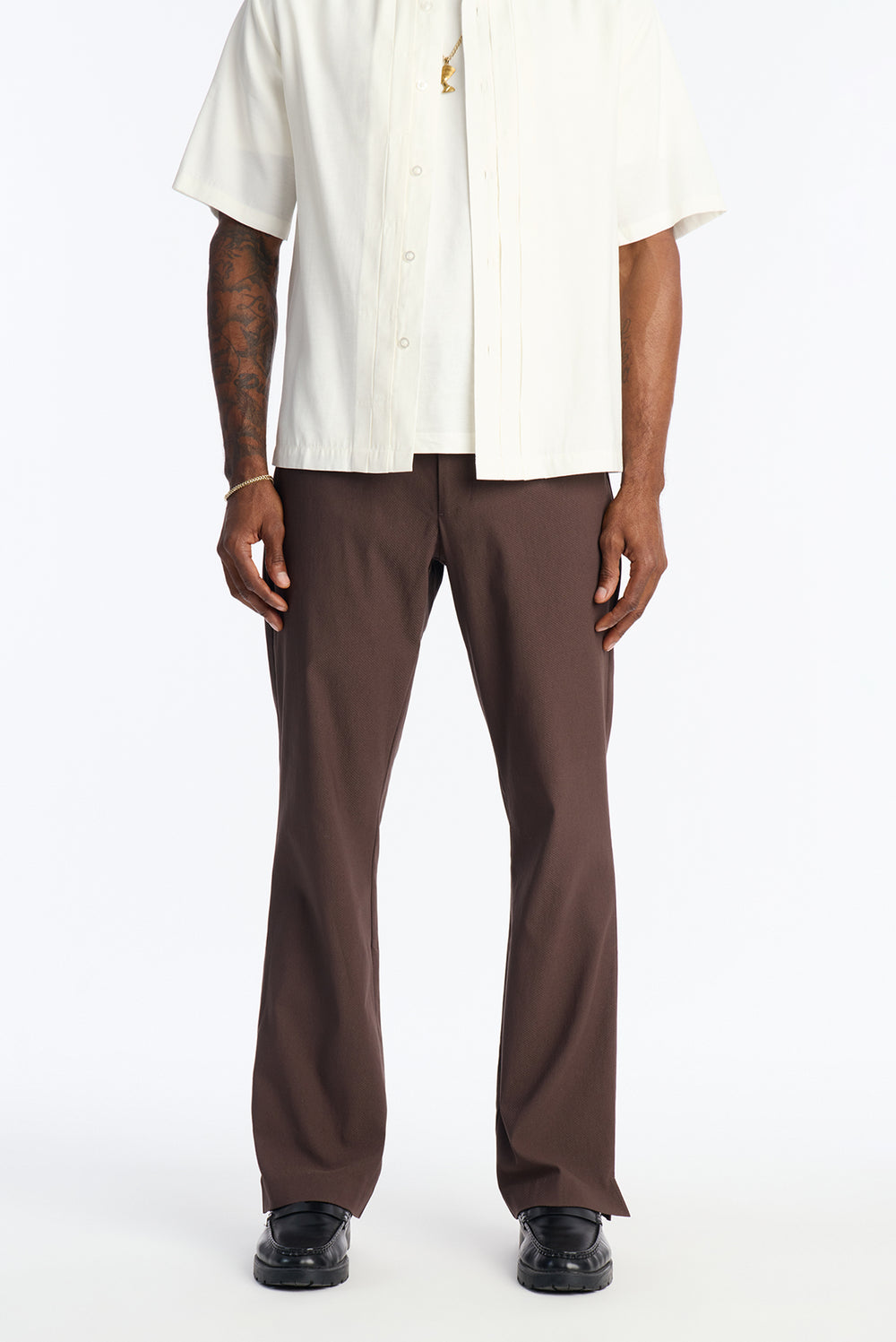 Sundown Flared Trouser - Brown